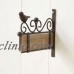 Vintage Shabby Chic Wood Welcome Sign Metal Bird WELCOME Plaque Wall Decor   132119453503